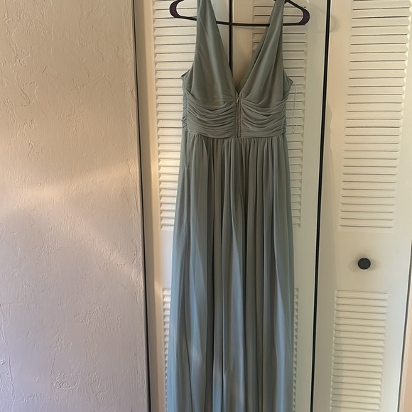 Birdy Grey Sage green chiffon dress. Can be used as a maternity dress. - Picture 2 of 2